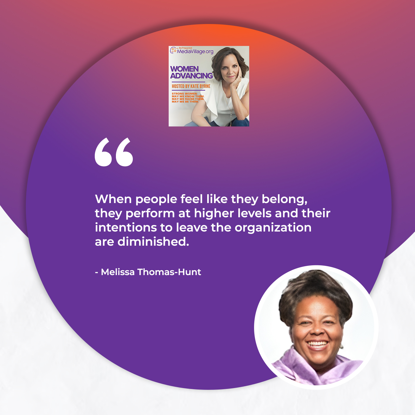 Women Advancing | Melissa Thomas-Hunt | Belonging