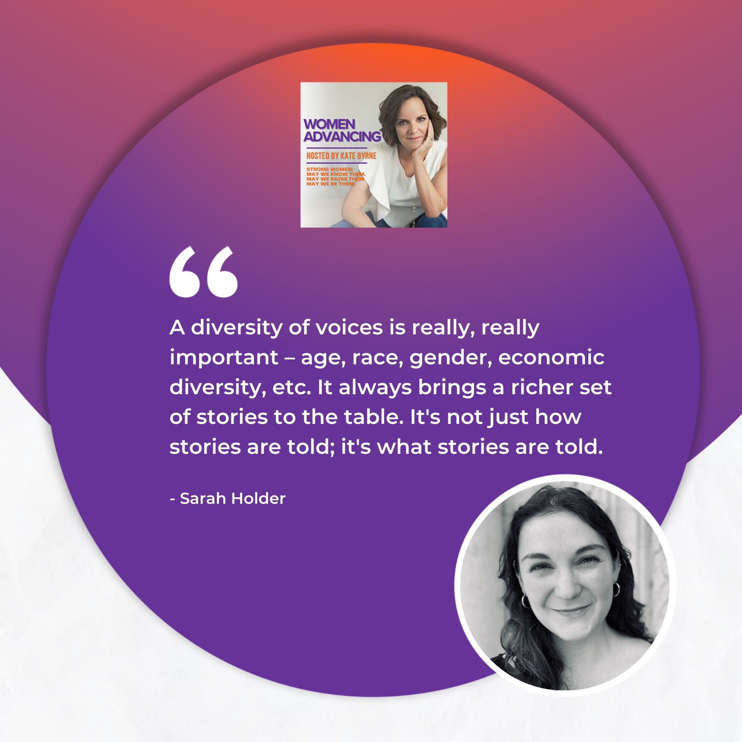 Women Advancing | Sarah Holder | The Big Take