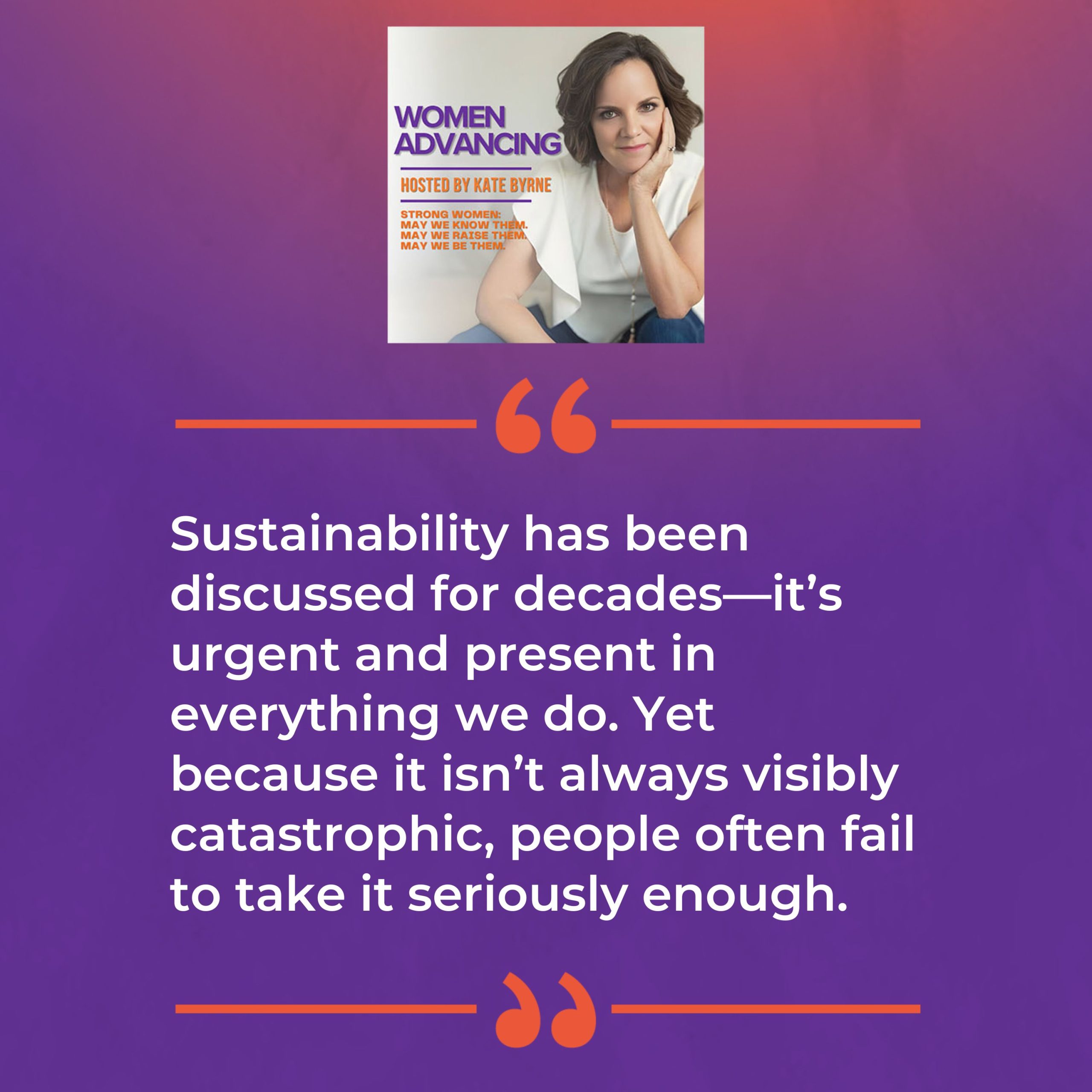 Women Advancing | Kathryn Soter | Sustainable Design