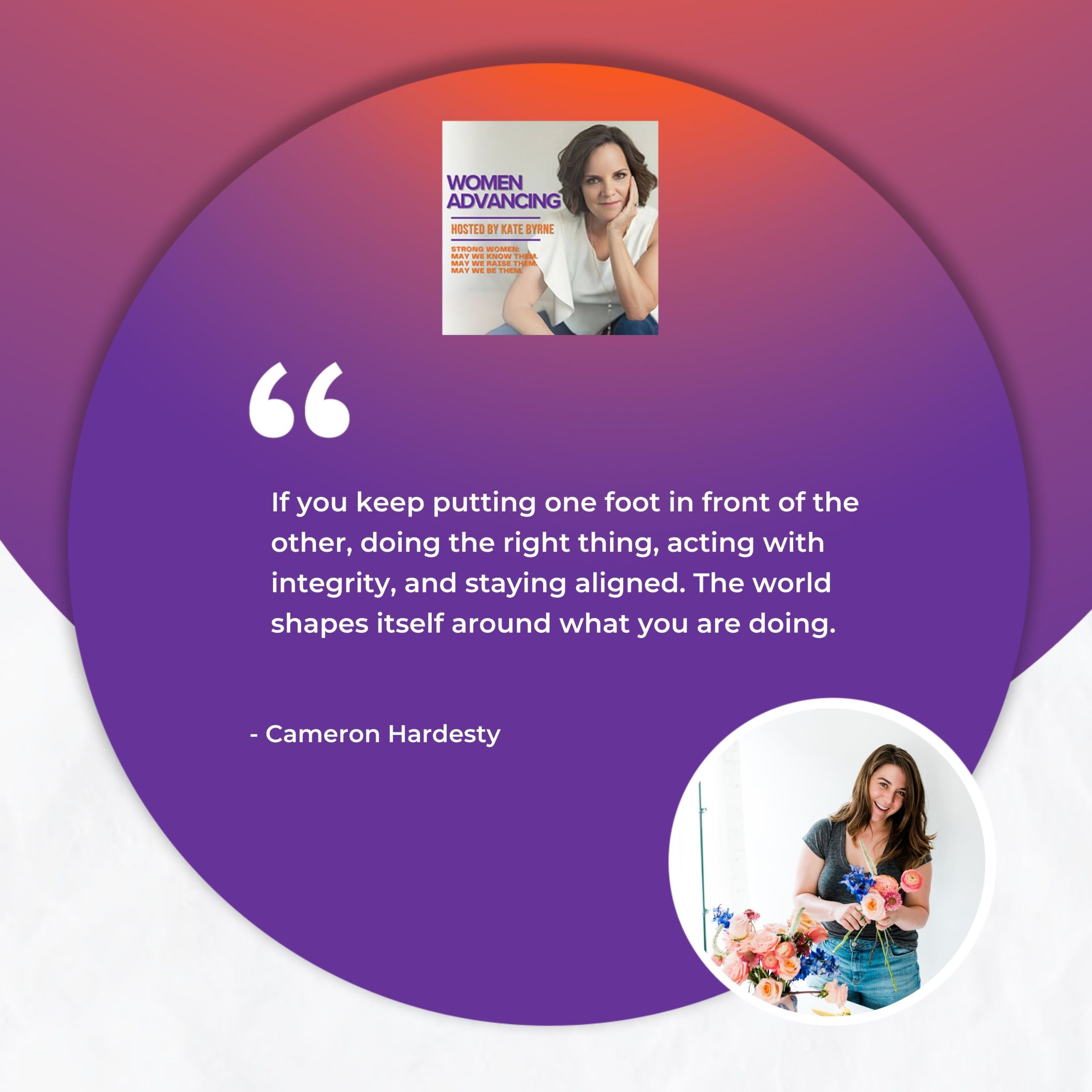 Women Advancing | Cameron Hardesty | Floral Design