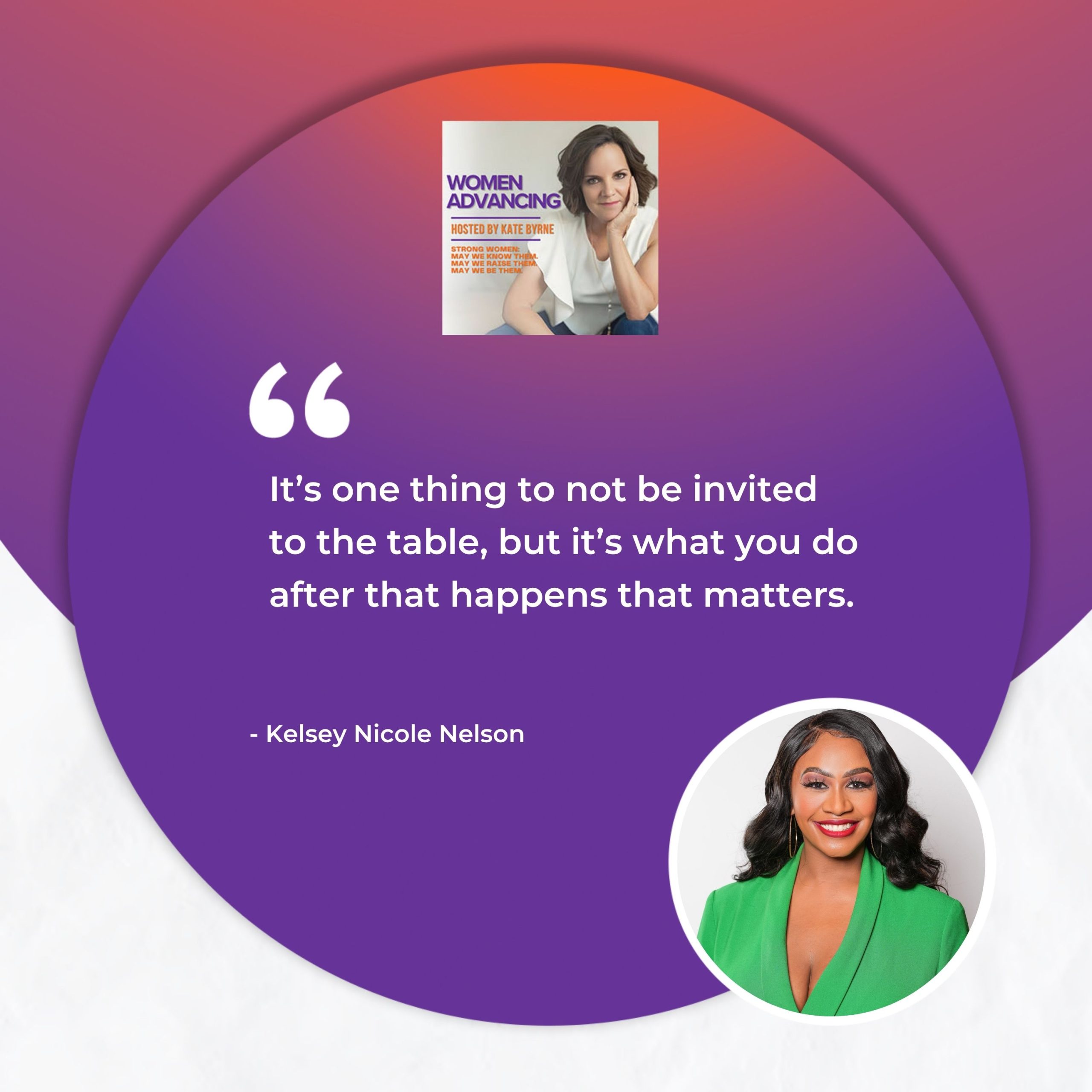 Women Advancing | Kelsey Nicole Nelson | Standing Out