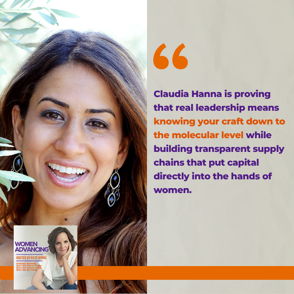 Women Advancing | Claudia Hanna | Olive Oil Flights