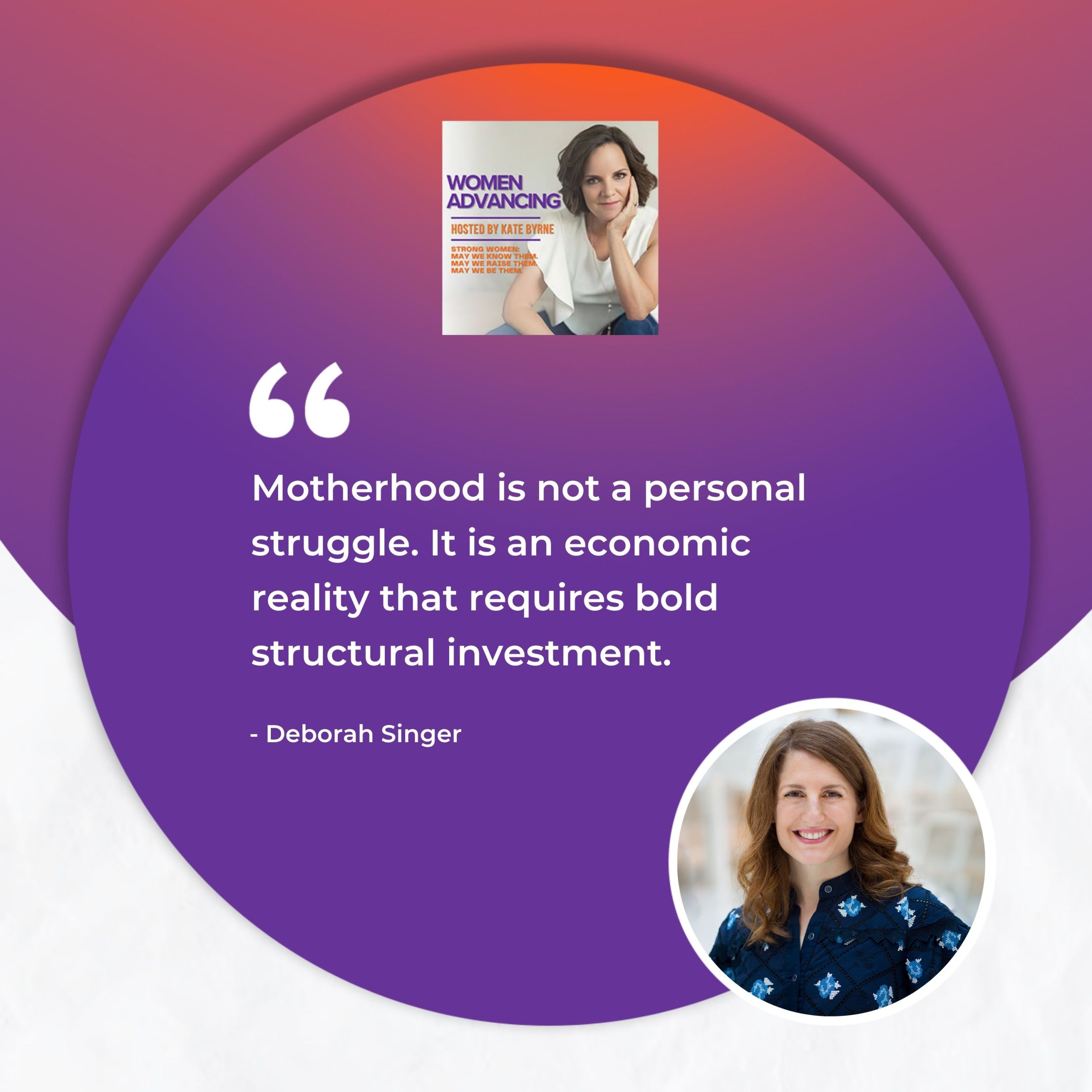 Women Advancing | Deborah Singer | Affordable Child Care
